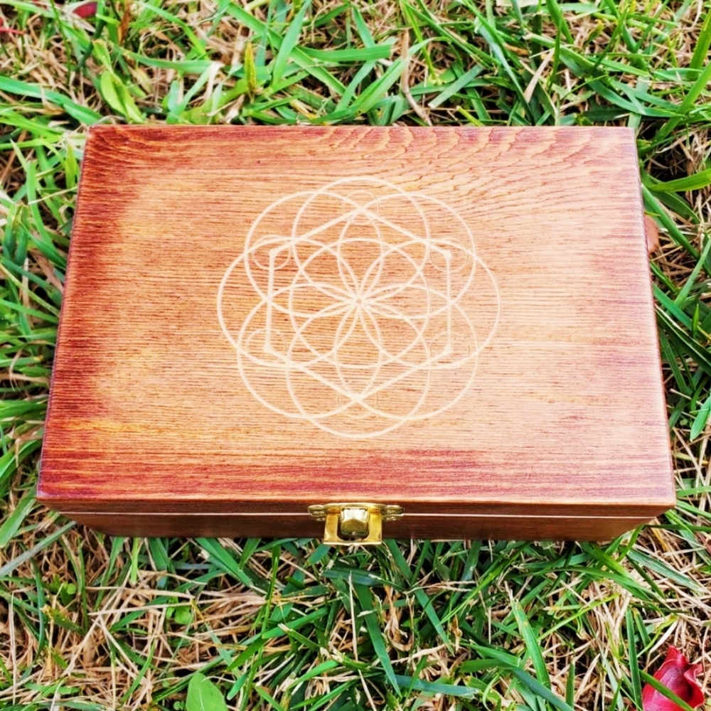 HOST PICK 💜 Healing Crystal Stones in Wooden Box - Picture 6 of 6